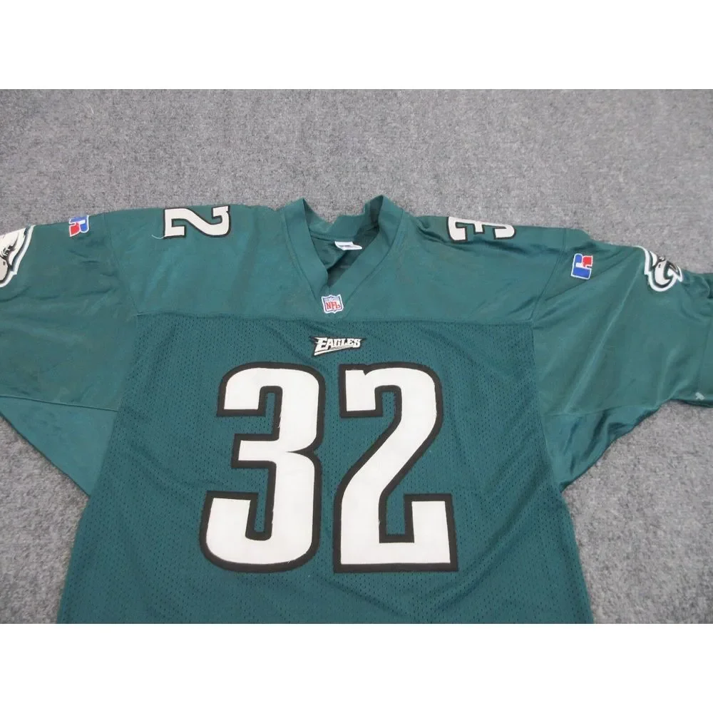 VINTAGE Ricky Watters Philadelphia Eagles‎ Jersey 48 Green NFL Football Russell